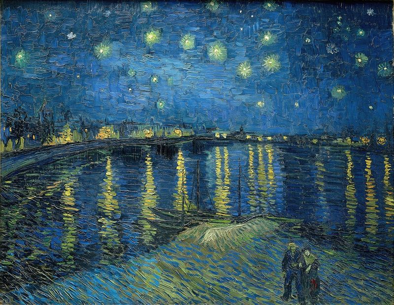 Starry Night over the Rhone, oil on canvas by Vincent van Gogh