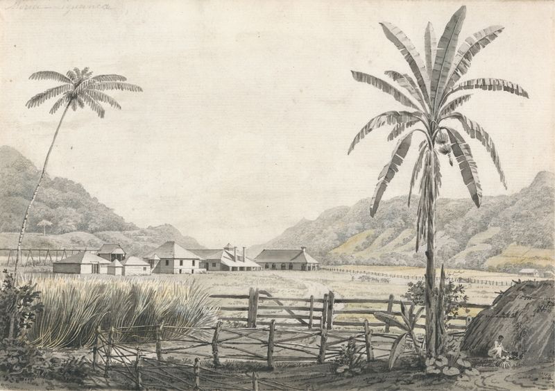 Paisagem de Hall-head Sugar Plantation, Jamaica de Edward Kennion, meio desconhecido