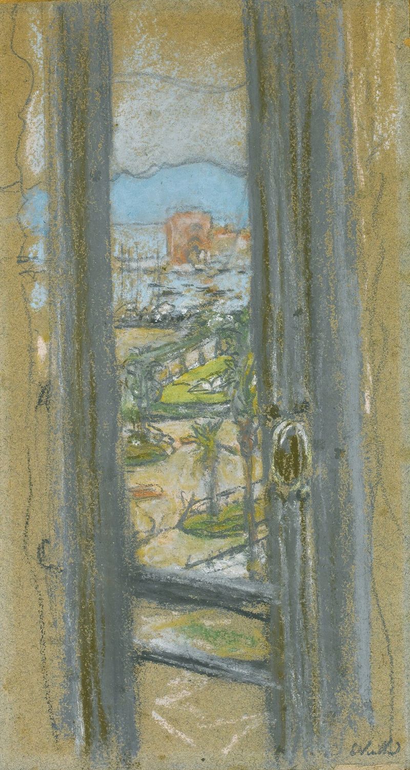 Escena interior con luz de ventana, pintura al óleo de Édouard Vuillard