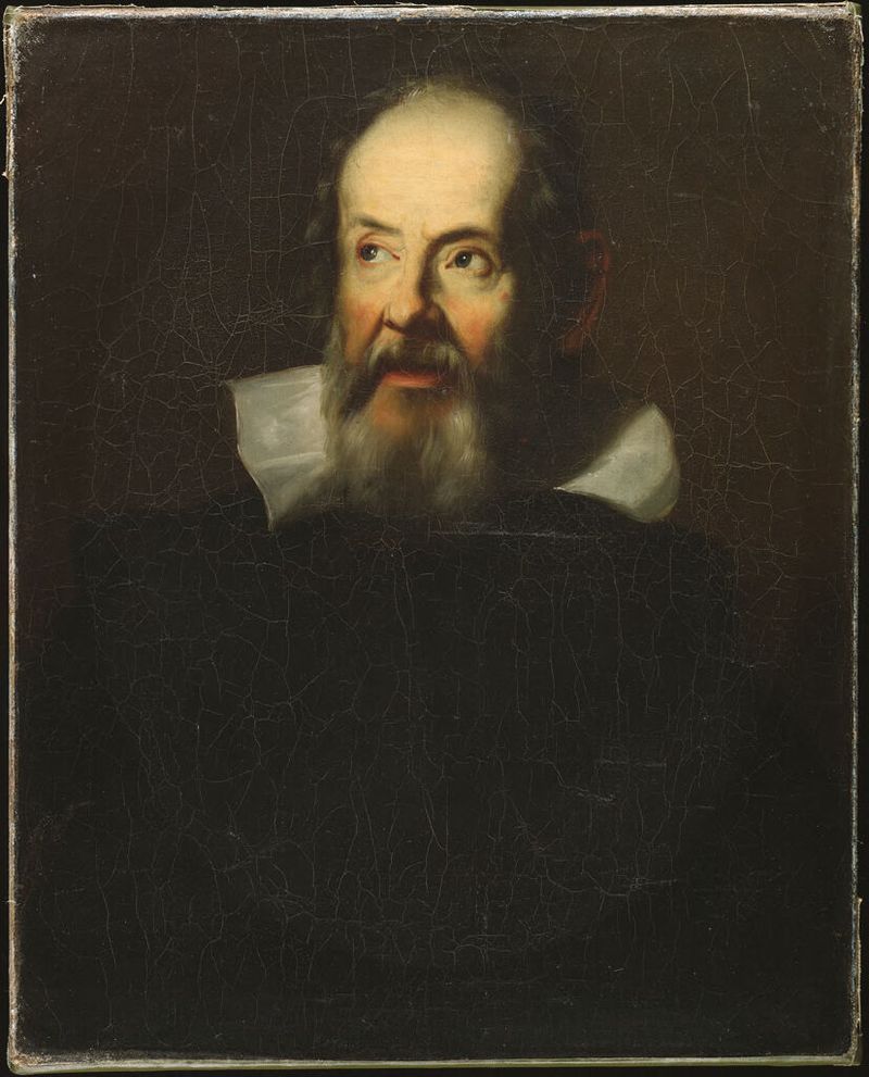 Retrato de Galileo Galilei por William Tolman Carlton, óleo sobre lienzo