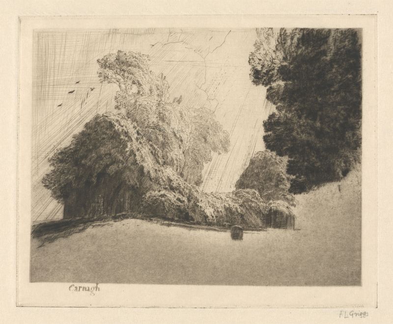 Paisaje de agua y reflejo en Carnagh de Frederick Landseer Maur Griggs