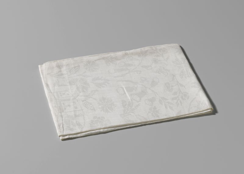 Tecido decorativo com brasões entrelaçados, Unknown Artist, c. 1665-1670
