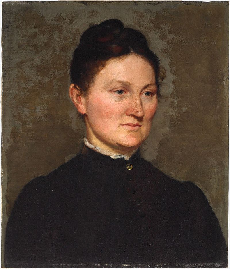 Portrait of Helen Jackson Cabot Almy by Lilla Cabot Perry, oil on canvas