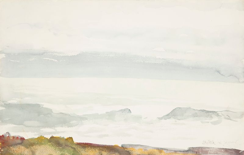 Ondas do oceano quebrando contra um penhasco, Winslow Homer, 1894, pintura a óleo