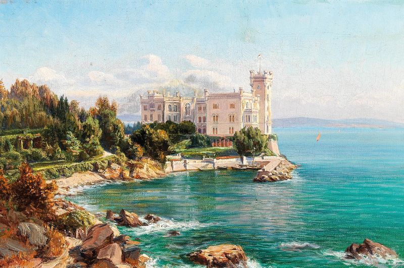 Arquitetura de Das kaiserliche Schloss Miramare de Jan Trentan Havlicek