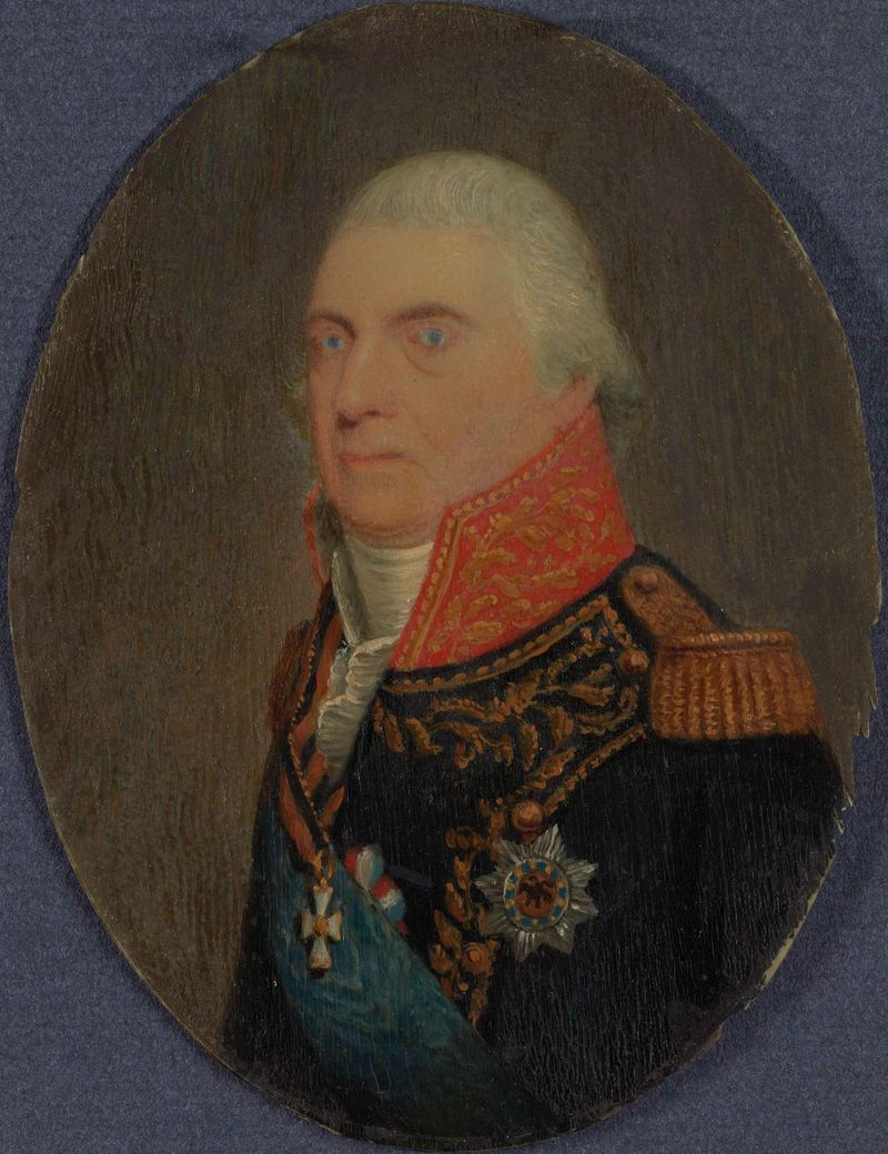 Retrato del vicealmirante Jan Hendrik van Kinsbergen, medio marfil, artista desconocido