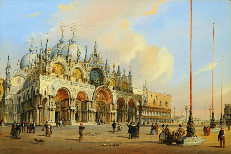 Basílica de San Marcos en Venecia, obra renacentista de Carlo Grubacs