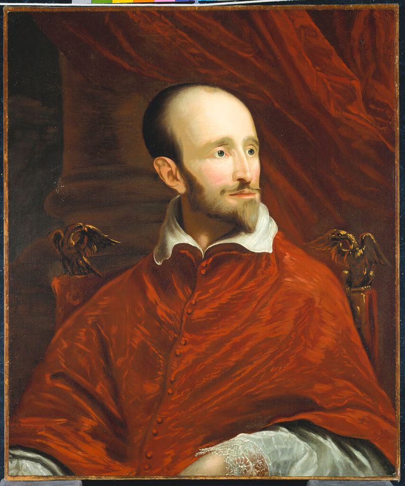 Portrait of Cardinal Guido Bentivoglio, oil on canvas by John Smibert