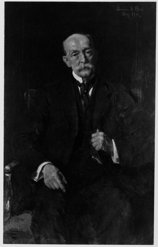 Retrato de John Trowbridge, óleo sobre tela de Denman Waldo Ross