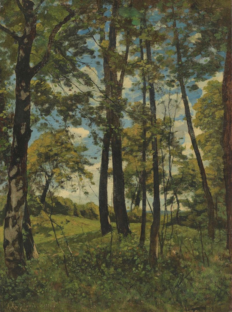 La Clairiêre de Henri-Joseph Harpignies, impressionismo, pintura de paisagem