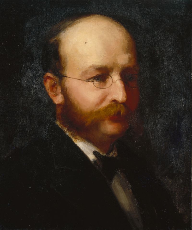 Retrato de John Knowles Paine, óleo sobre lienzo de Caroline A. Cranch