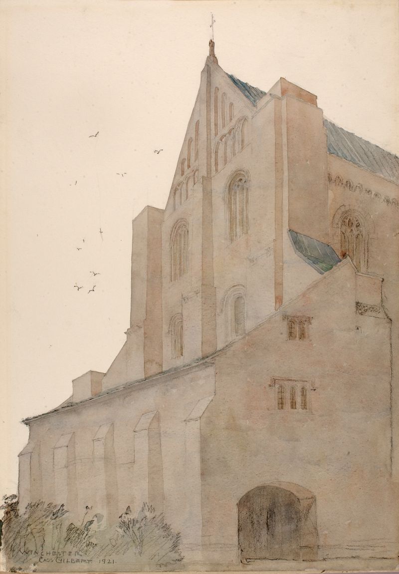 Arquitectura de Winchester, Inglaterra por Cass Gilbert, modernismo, 1921