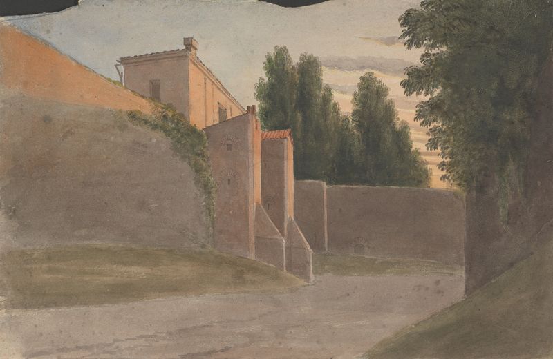 Paisagem com ruínas e vegetação de Isaac Weld, 1818