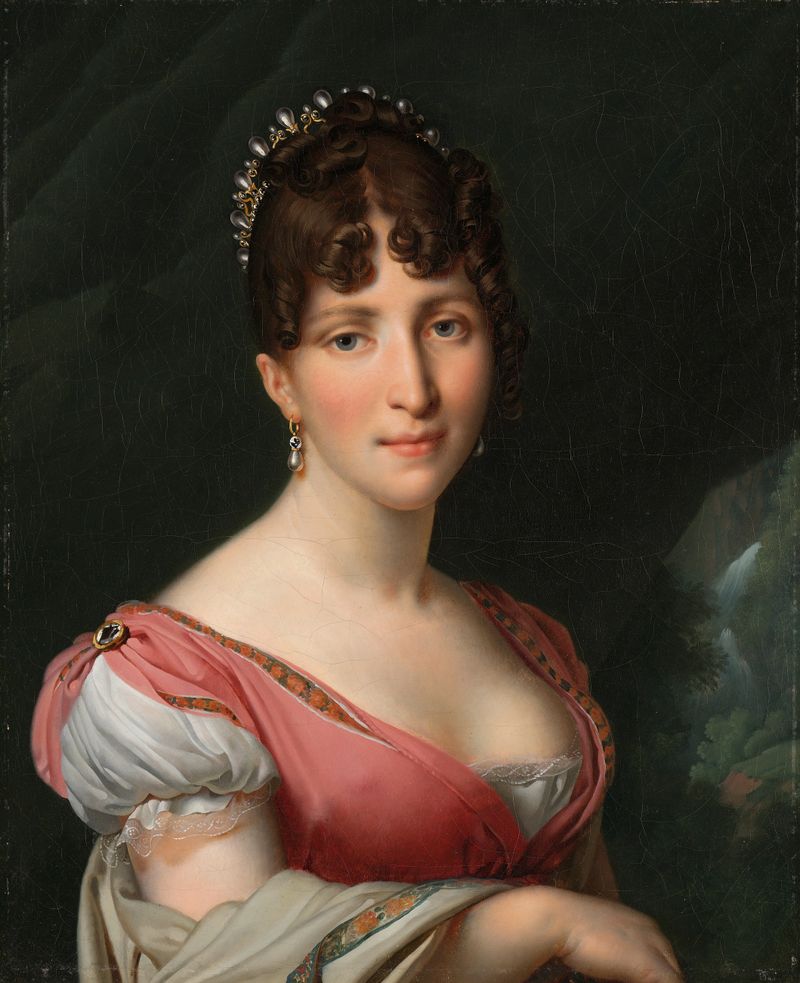 Retrato de Hortense de Beauharnais, óleo sobre tela de Anne-Louis Girodet-Trioson