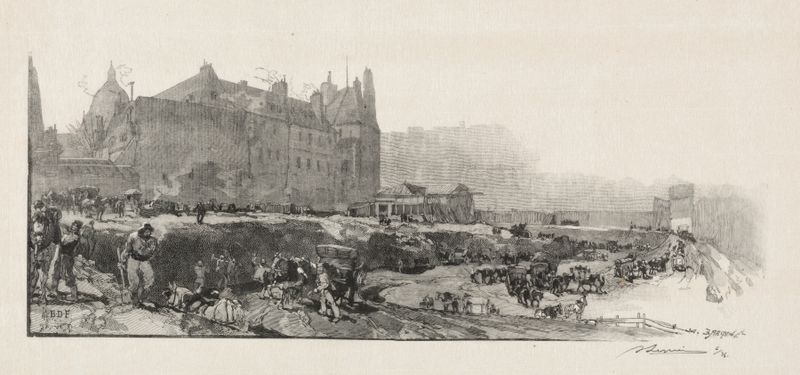Arquitectura de Old Sorbonne por Auguste Louis Lepère, medio desconocido