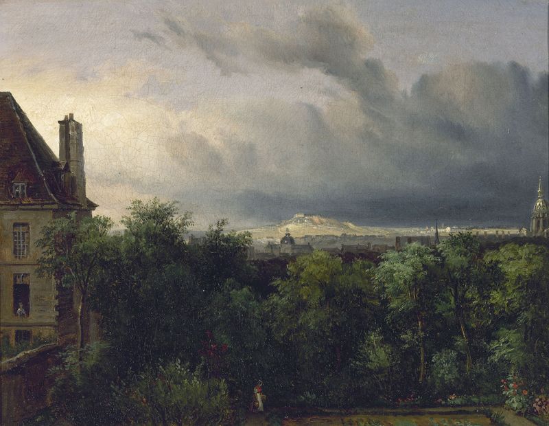 Vue de Paris, prise de Montparnasse by François-Edme Ricois, landscape artwork