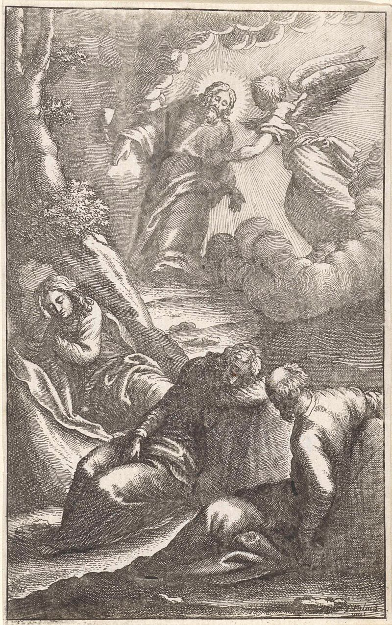 Cristo em vestes sombrias, gravura de Wenceslaus Hollar