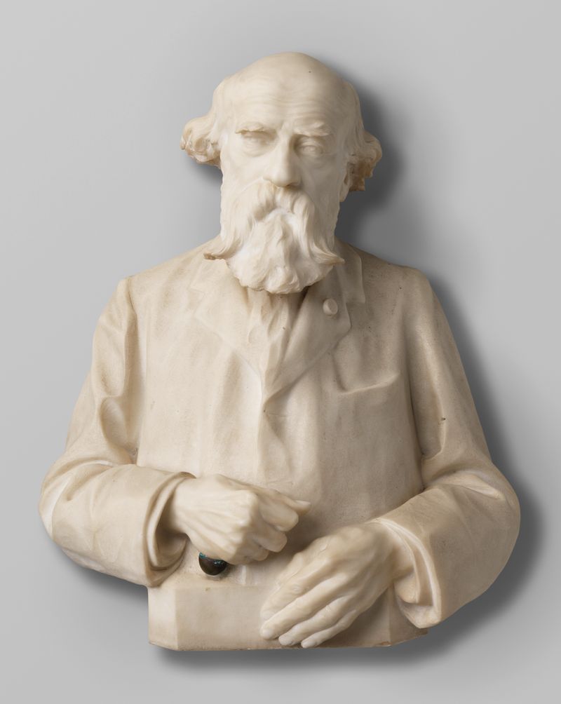 Busto em mármore de Dr. Petrus Josephus Hubertus Cuypers por Toon Dupuis