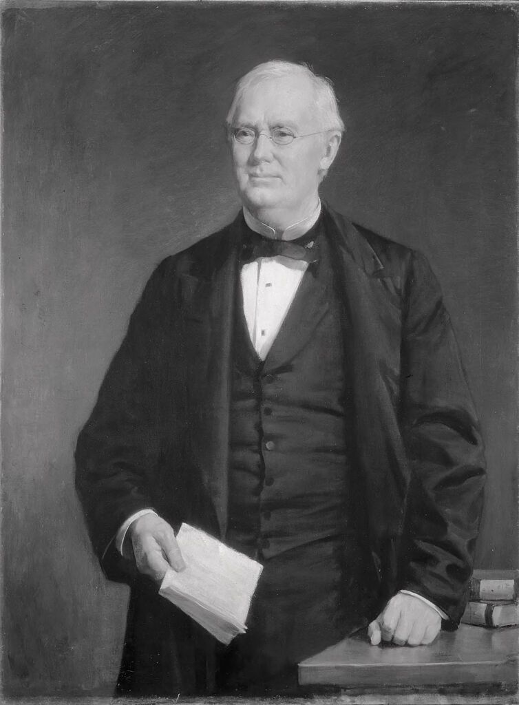Portrait of George Frisbie Hoar, oil on canvas by Frederic Porter Vinton
