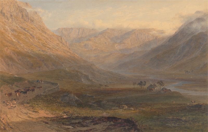 Nant Francon, a landscape oil painting by George Arthur Fripp