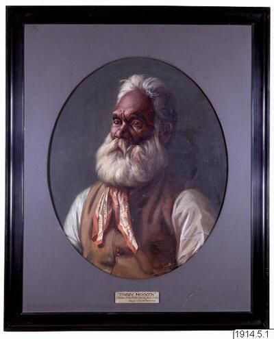 Retrato de un anciano, Tommy Noggen, de Oskar Friström