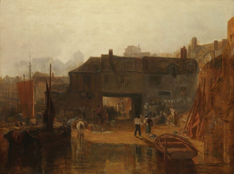 Saltash with the Water Ferry, Cornwall by Joseph Mallord William Turner, oil painting