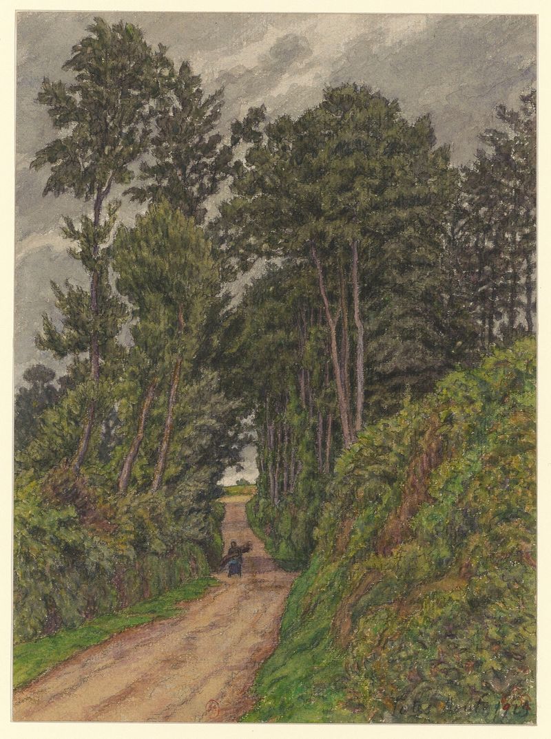 Paisagem com tons suaves e sombras de Henri Rivière, 1925