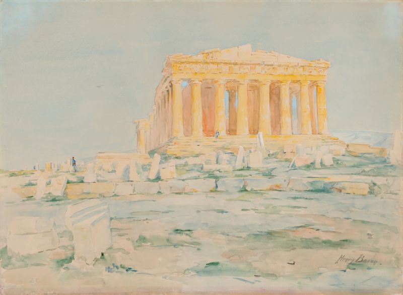 The Parthenon, West Façade by Henry Bacon, unknown medium