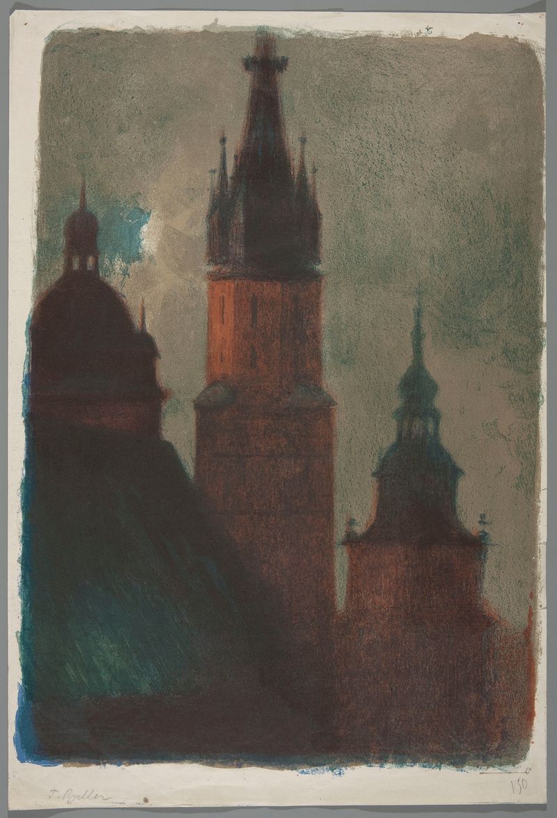 Abstract work by Tadeusz Rychter, exploring light and shadow.