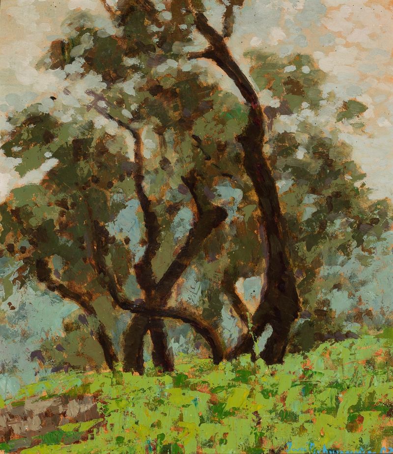Still life of olives in oil on canvas by Jan Bohuszewicz