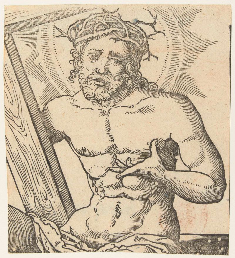 Retrato de una figura noble de Cornelis Anthonisz, medio papel