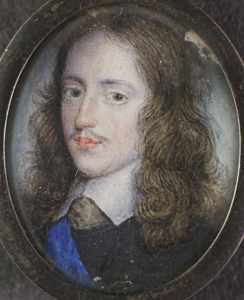 Retrato de Willem II, prins van Oranje, óleo sobre lienzo de artista desconocido