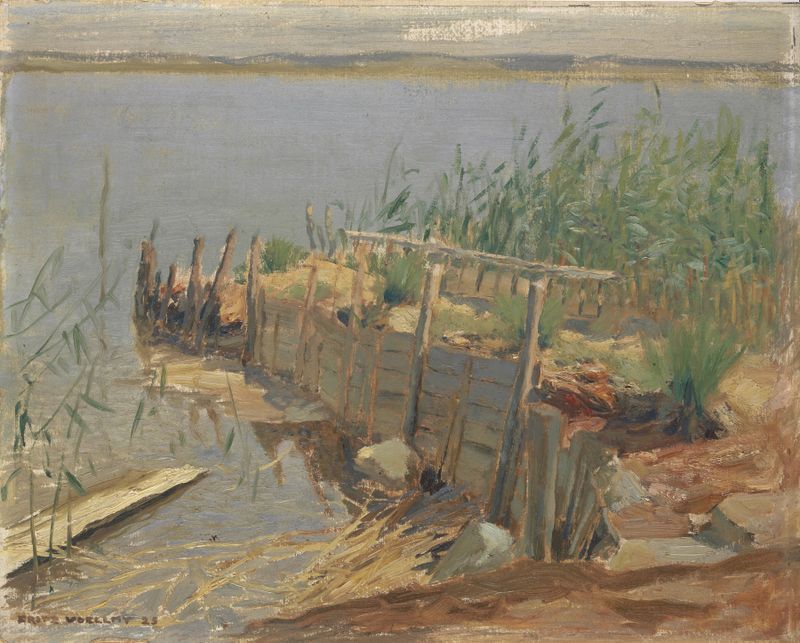 Estudo na Margem do Untersee, modernismo, de Fritz Voellmy