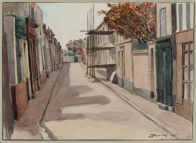 Boulevard Chauvelot de F. Séguin, uma obra de paisagem impressionista