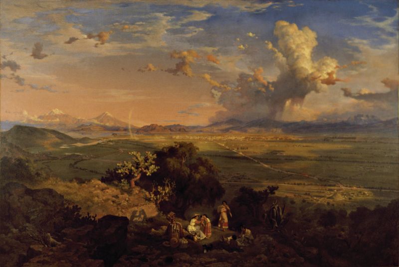 Inside Noah’s Ark de Joaquín Ramírez, pintura al óleo que muestra animales en poses dinámicas.