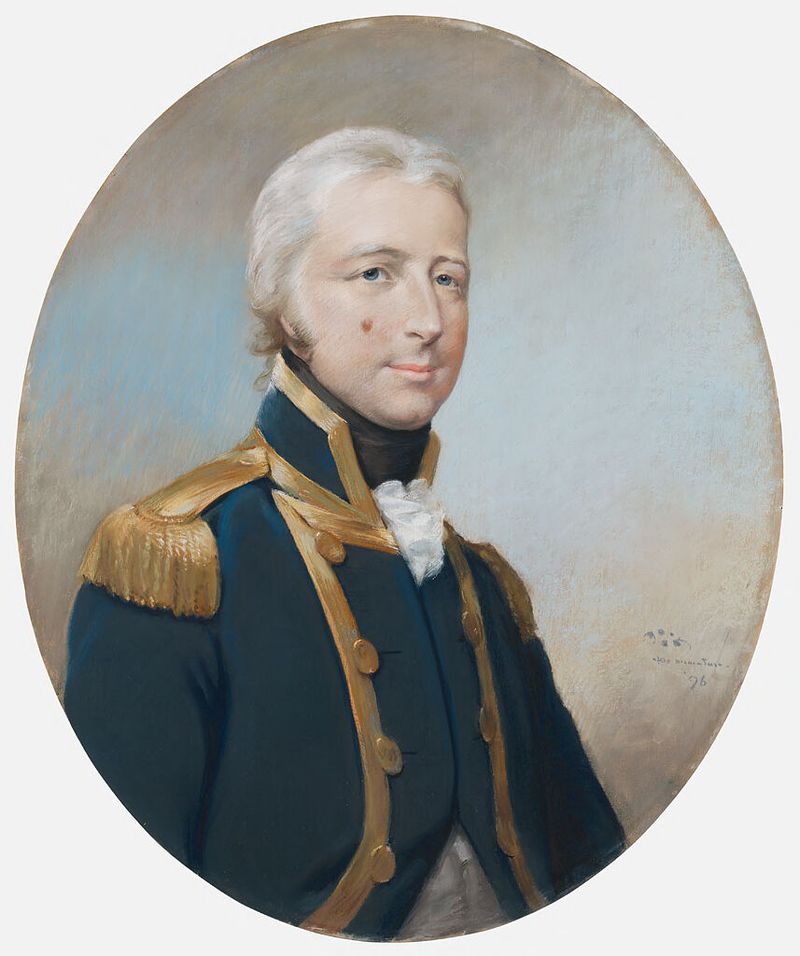 Retrato de Robert Winthrop, pastel sobre papel de um artista não identificado