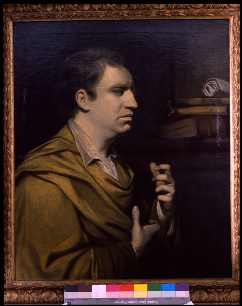 Portrait of Samuel Johnson, oil on canvas by Sir Joshua Reynolds
