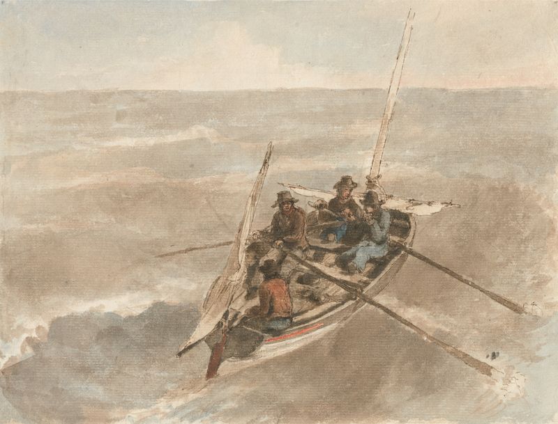 Historical scene of a chariot race with horses, oil on canvas by Heneage Finch.