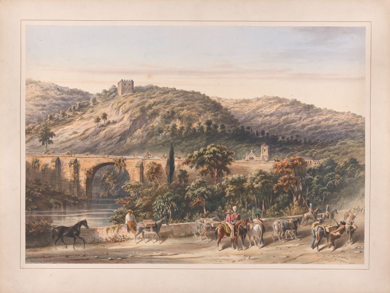 Landscape depicting Mexico by Daniel Thomas Egerton, medium unknown