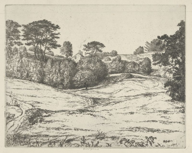 Paisagem de Dromore Vale por Ernest Haskell, Impressionismo