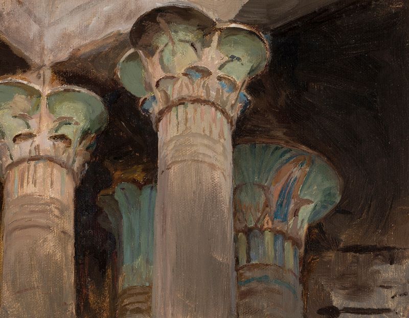 Isis – capitals in the temple of Isis de Jan Ciągliński, medio desconocido