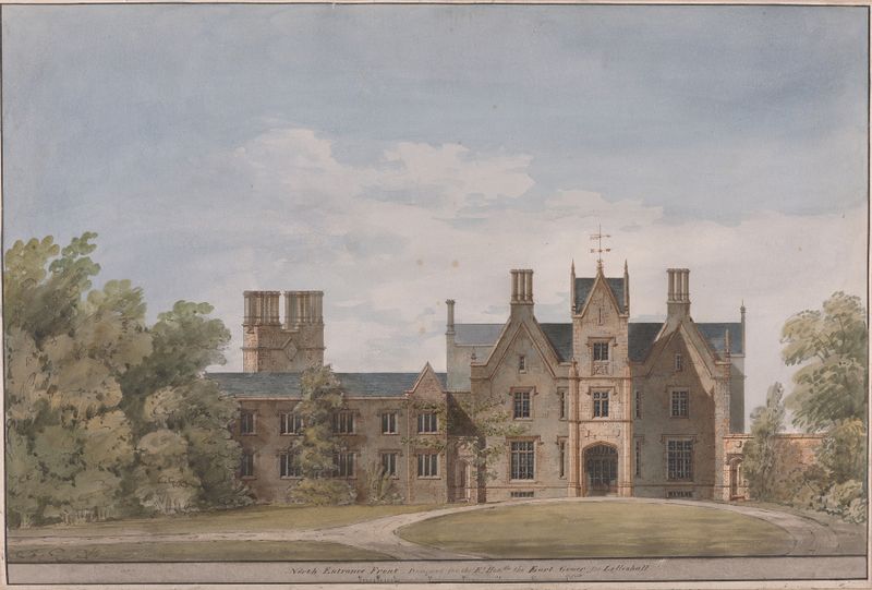 Architectural design of Lilleshall, Shropshire by Sir Jeffry Wyatville, Victorian style