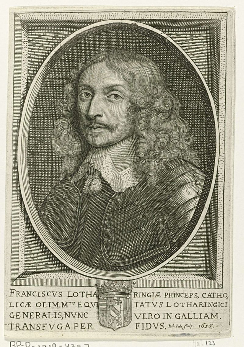 Retrato de Franciscus van Lotharingen, grabado de Pieter de Jode II