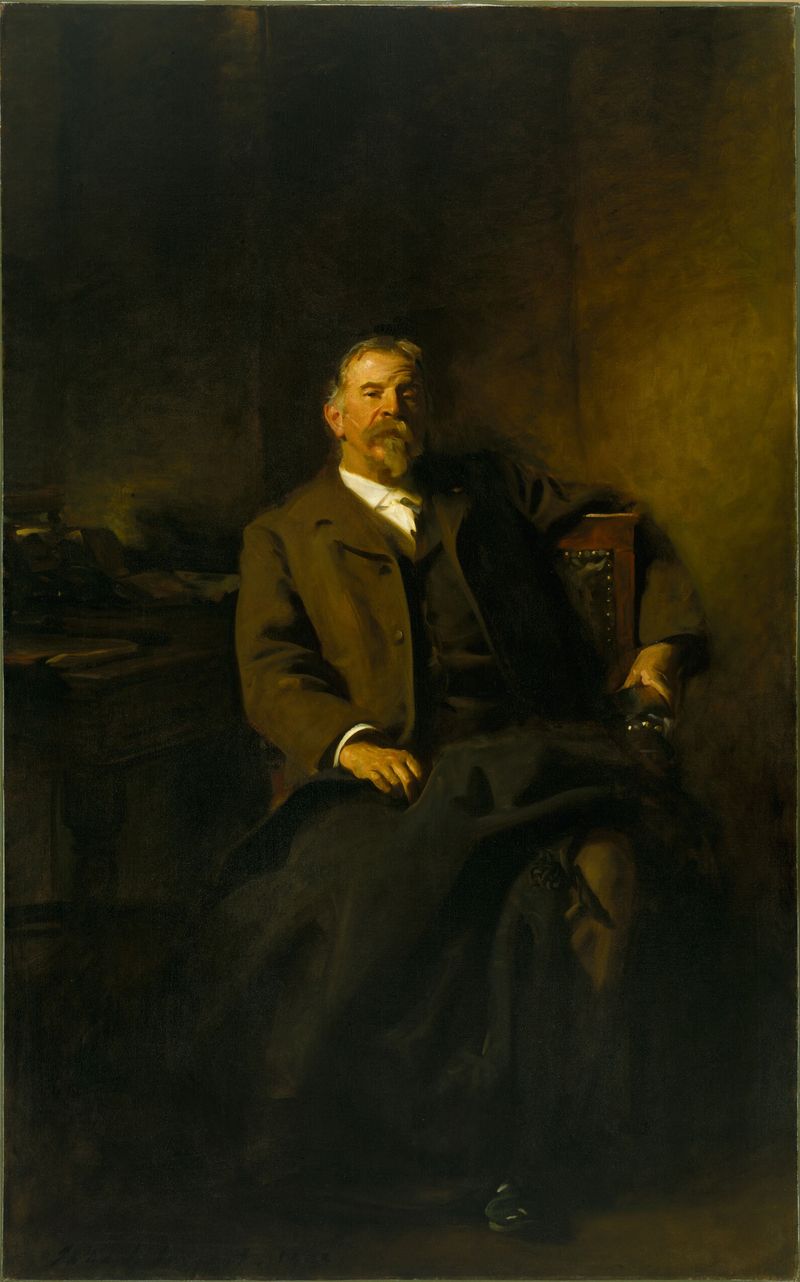 Retrato de Henry Lee Higginson, óleo sobre lienzo de John Singer Sargent