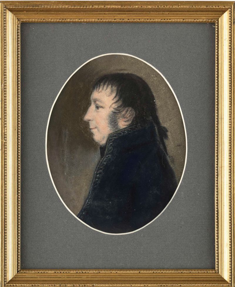 Retrato do vice-almirante Albert Kikkert, pergaminho de Johan Anspach