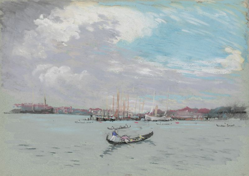 Outside Venice de Joseph Pennell, impresionismo, paisaje