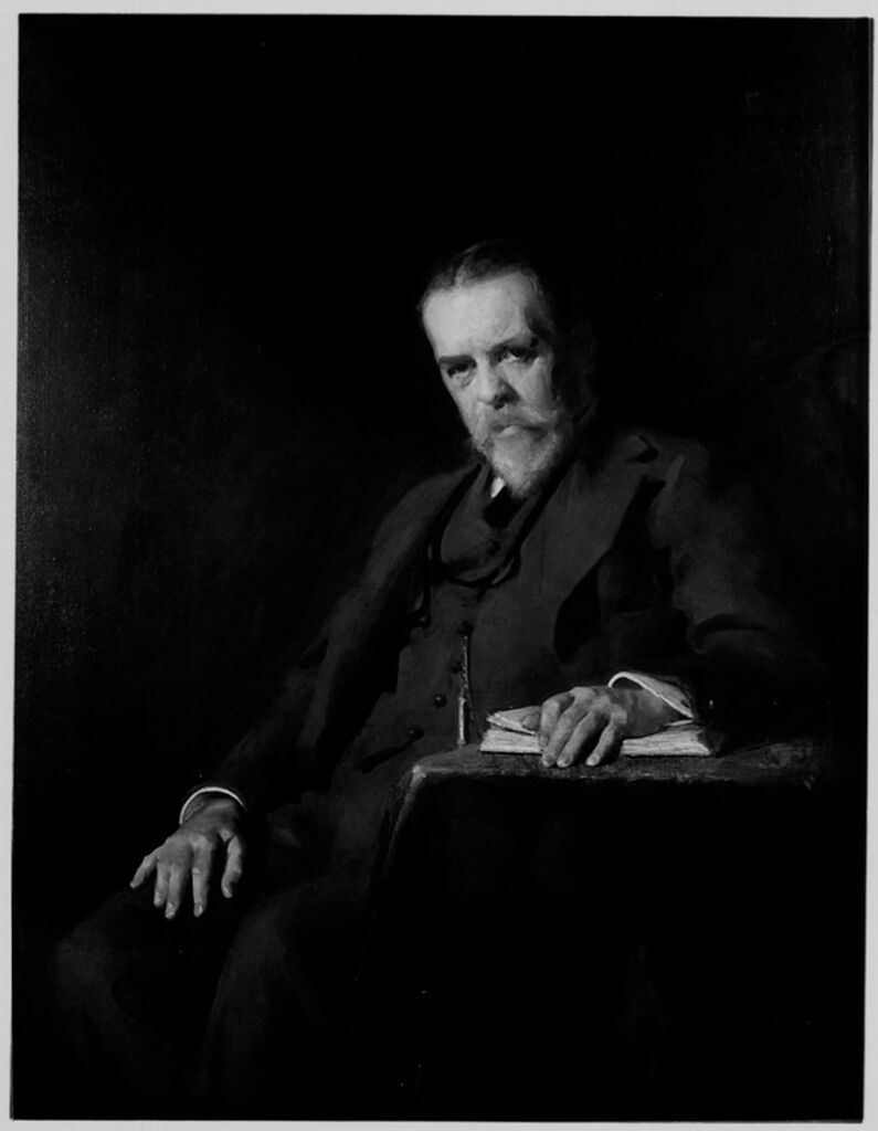 Portrait of Barrett Wendell, oil on canvas by Charles Sydney Hopkinson