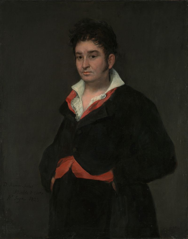 Retrato de Don Ramón Satué, óleo sobre lienzo de Francisco de Goya