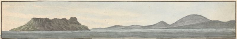 Gibraltar, South West by West by John Thomas Serres, oil on canvas depicting turbulent sea and horizon.