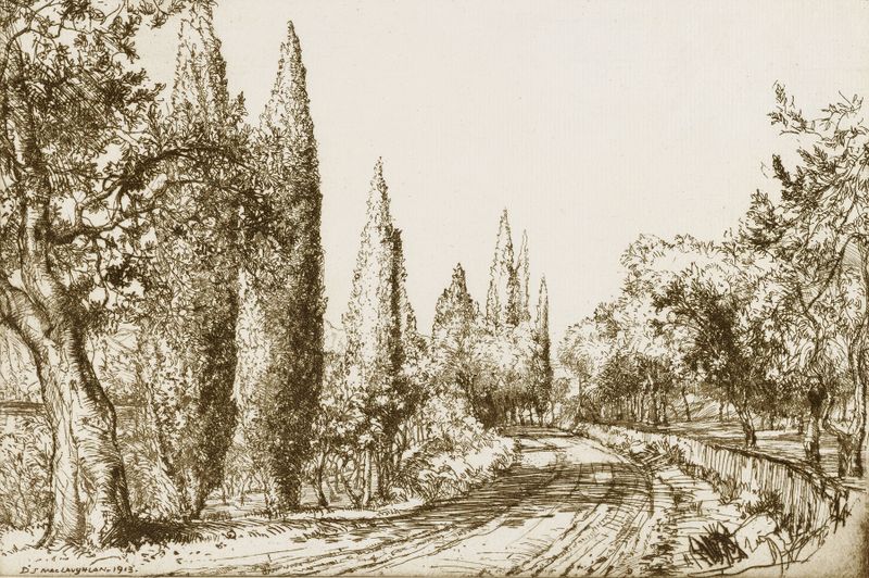 Paisagem tranquila óleo de Donald Shaw MacLaughlan